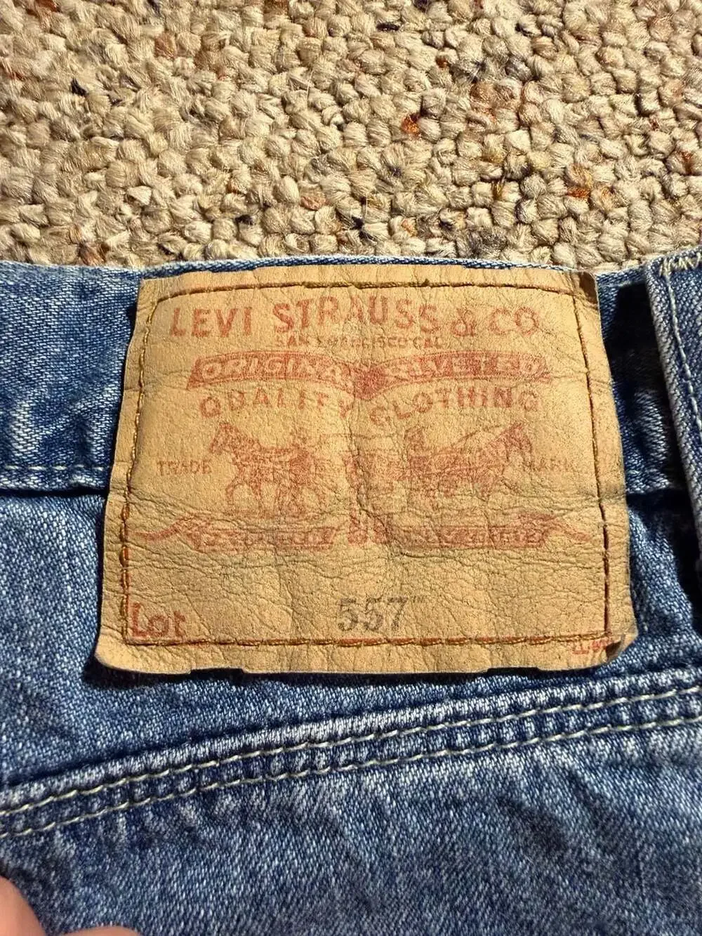 Levi's 557 Relaxed Boot Fit Jeans 36x32